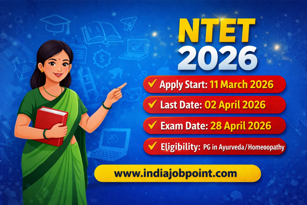 NTET 2026 Online Form